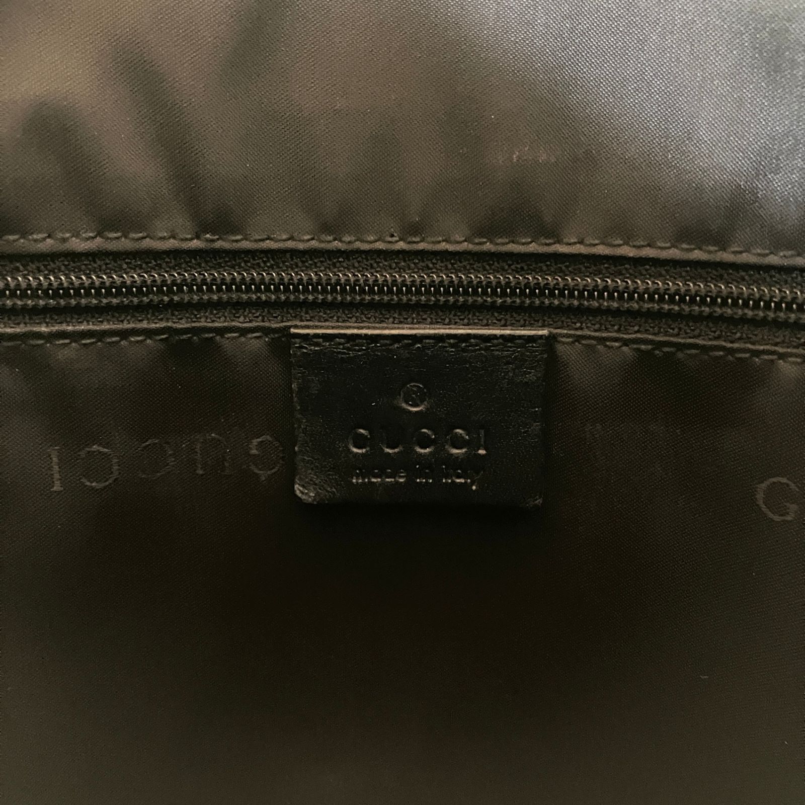 2512-148｜美品｜グッチ ワンショルダーバッグ レザー ブラック - メルカリ