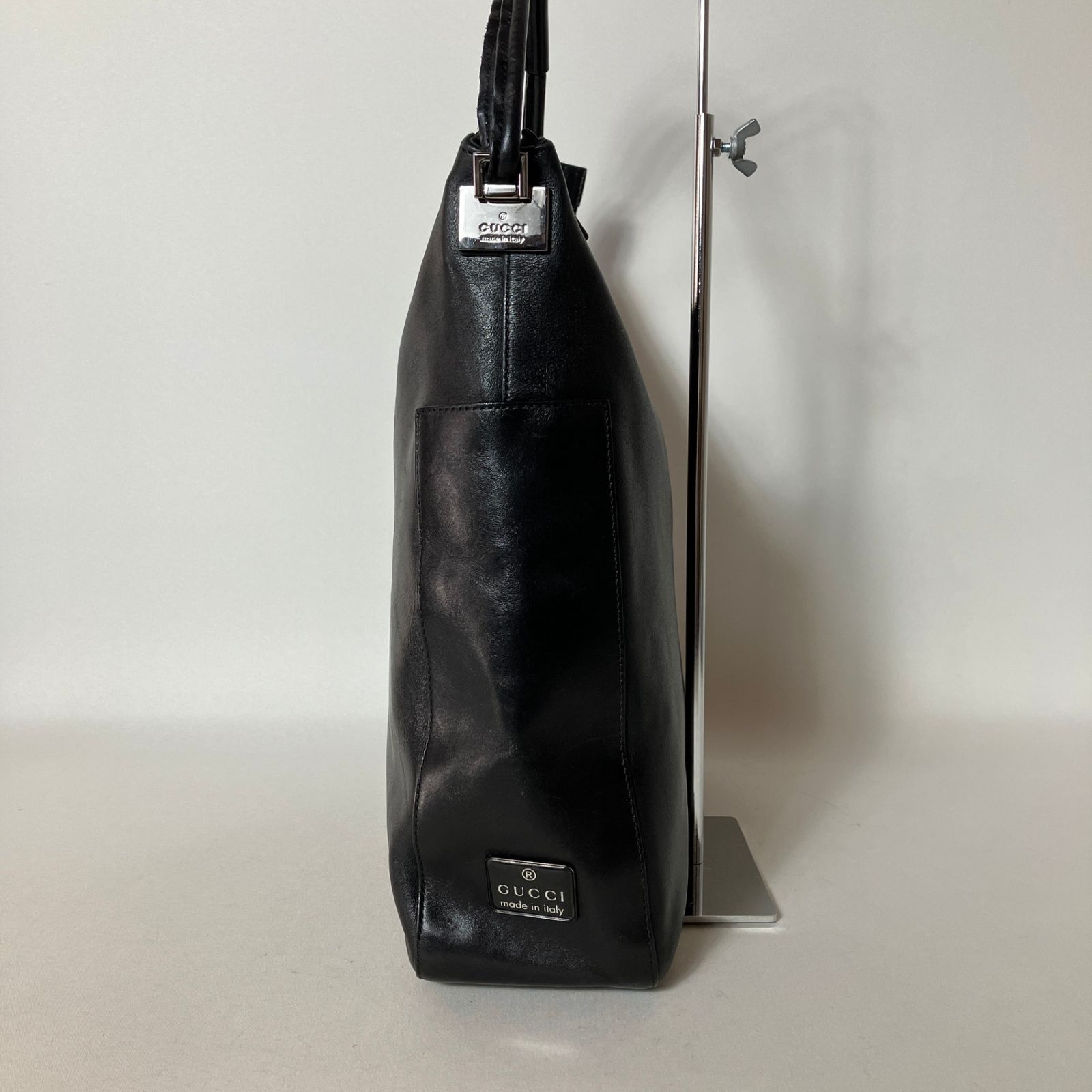 2512-148｜美品｜グッチ ワンショルダーバッグ レザー ブラック 2512-148｜美品｜グッチ ワンショルダーバッグ レザー ブラック - メルカリ