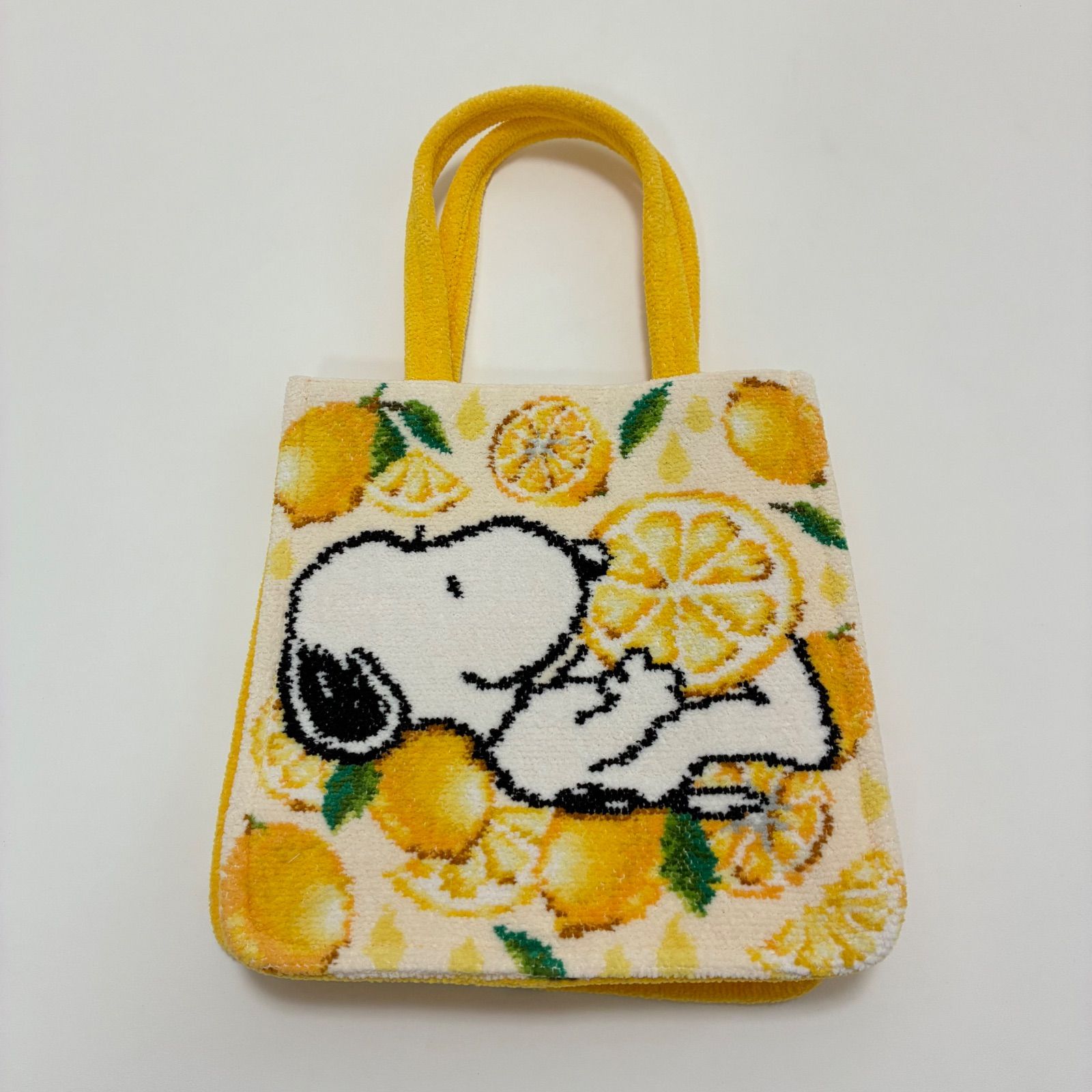 FEILER フェイラー × PEANUTS スヌーピー☆シトロン ハンドバッグ 