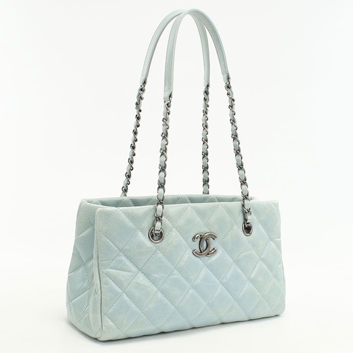 CHANEL シャネル チェーン トートバッグ レザー 20746576【中古