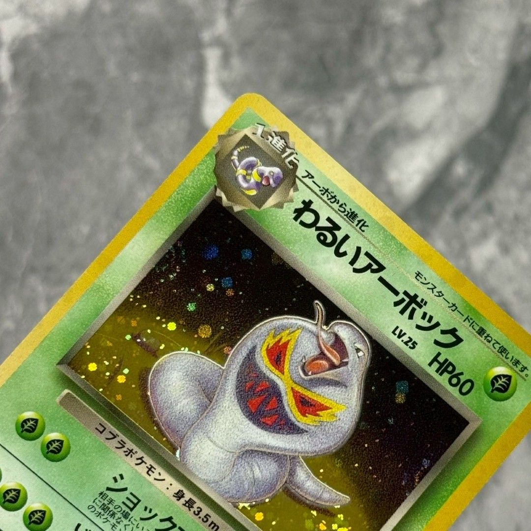 ○旧裏 No.024[☆] わるいアーボック LV.25 ポケモンカード 第4弾拡張