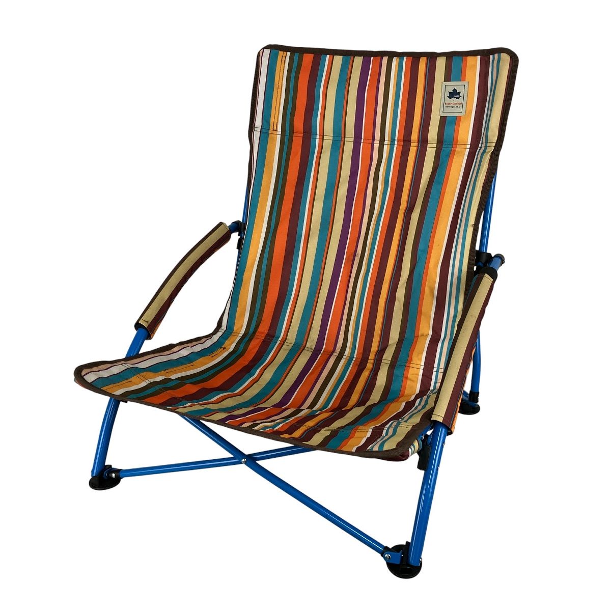 LOGOS あぐらチェア プラス オレンジストライプ ロゴス キャンプ アウトドア