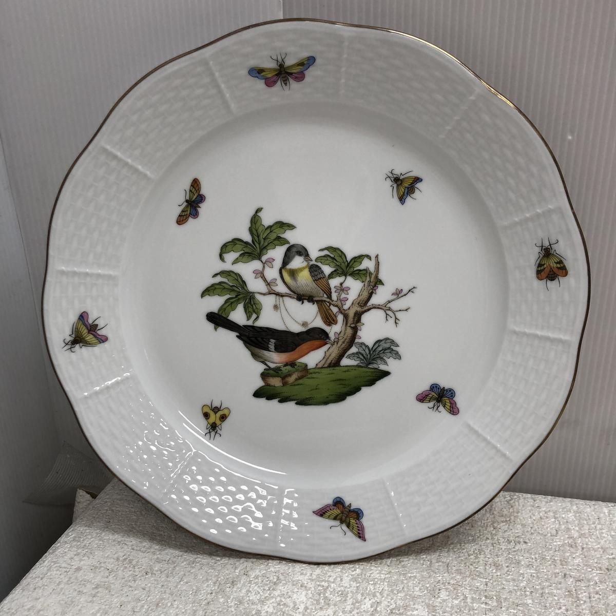 ☆美品☆ プレート Herend ヘレンド ロスチャイルドバード 直径25.5cm