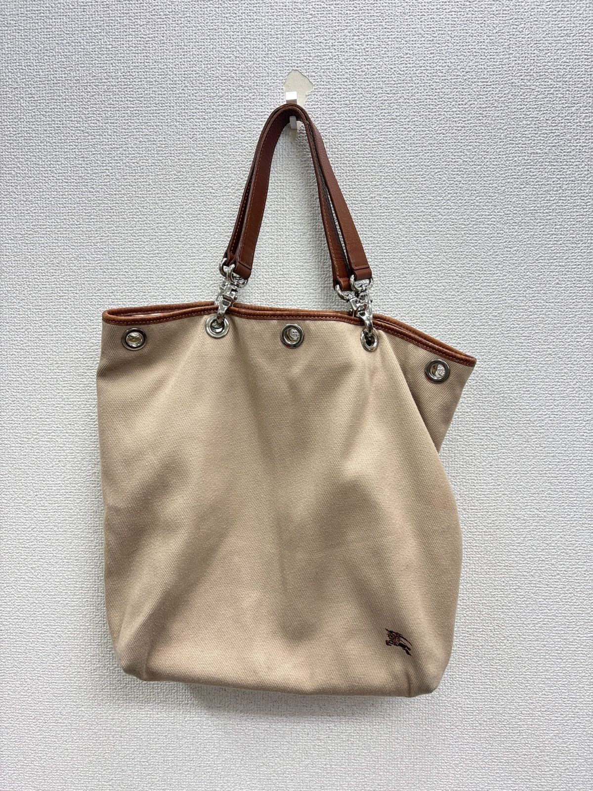 11 バーバリー リバーシブル トートバッグ ベージュ ノバチェック