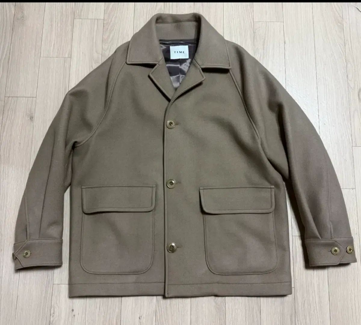 TIME 넘므 カシミア ベージュ コート 95