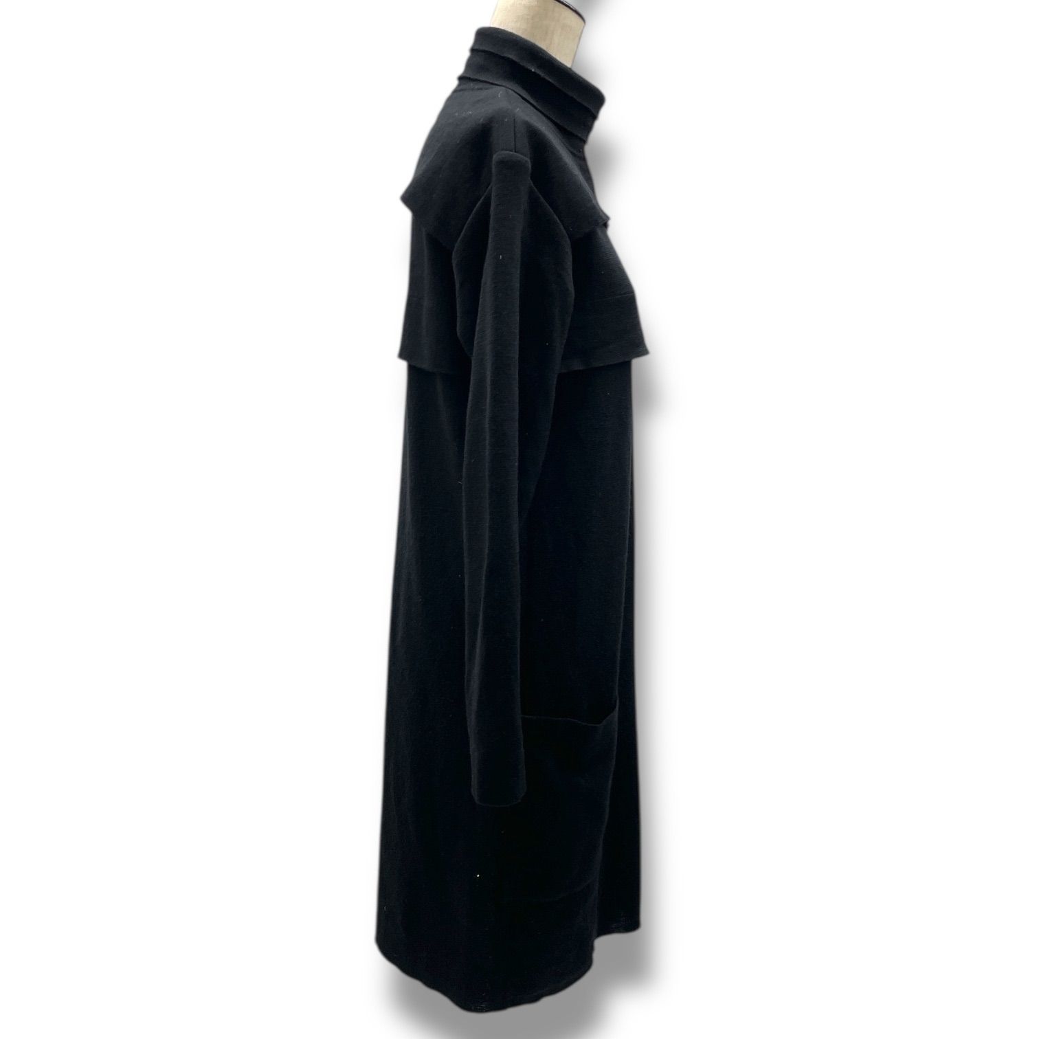 ISSEY MIYAKE イッセイミヤケ ワンピース ニット タートルネック ひざ