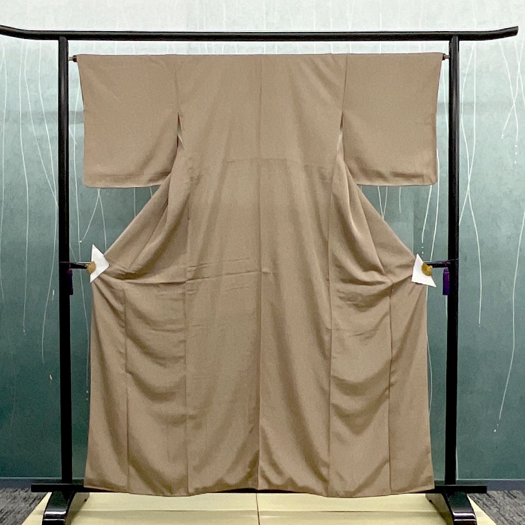 ｜適応身長 約161 cm リサイクル着物 鮫小紋 お稽古着 お茶席 8300-00020