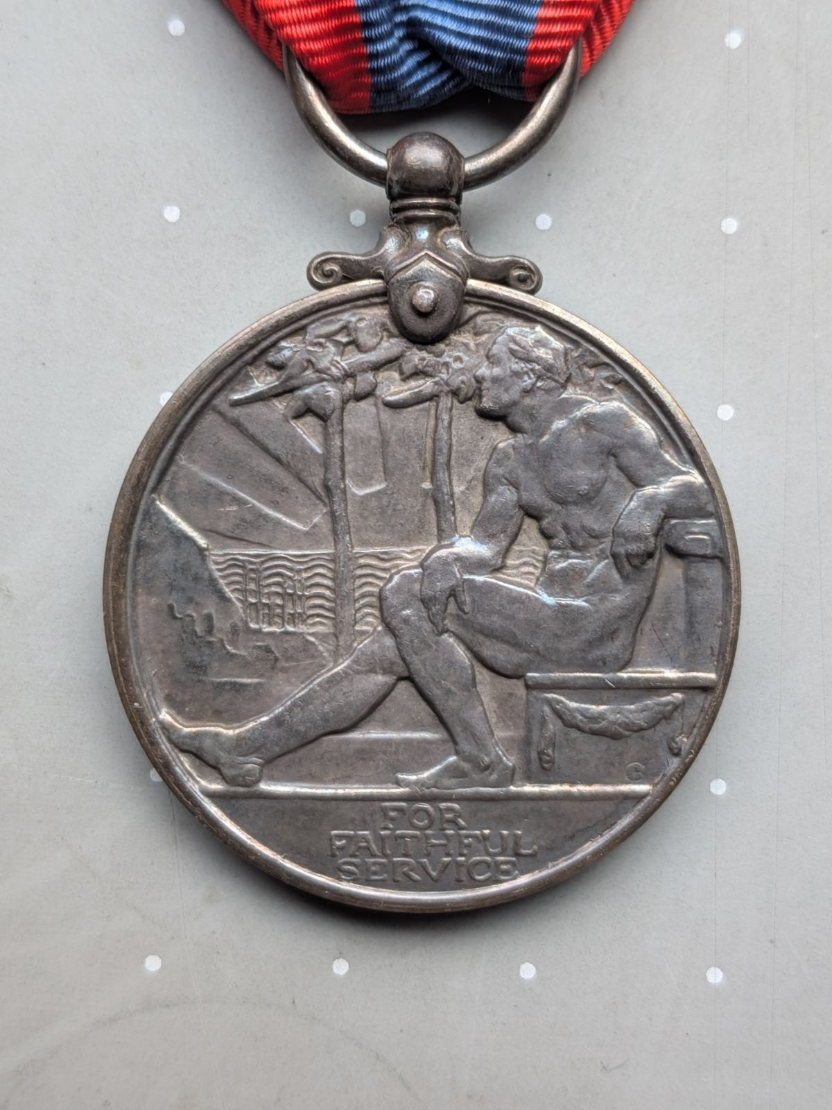 銀製メダル ジョージ5世 イギリス 英国帝国勲章