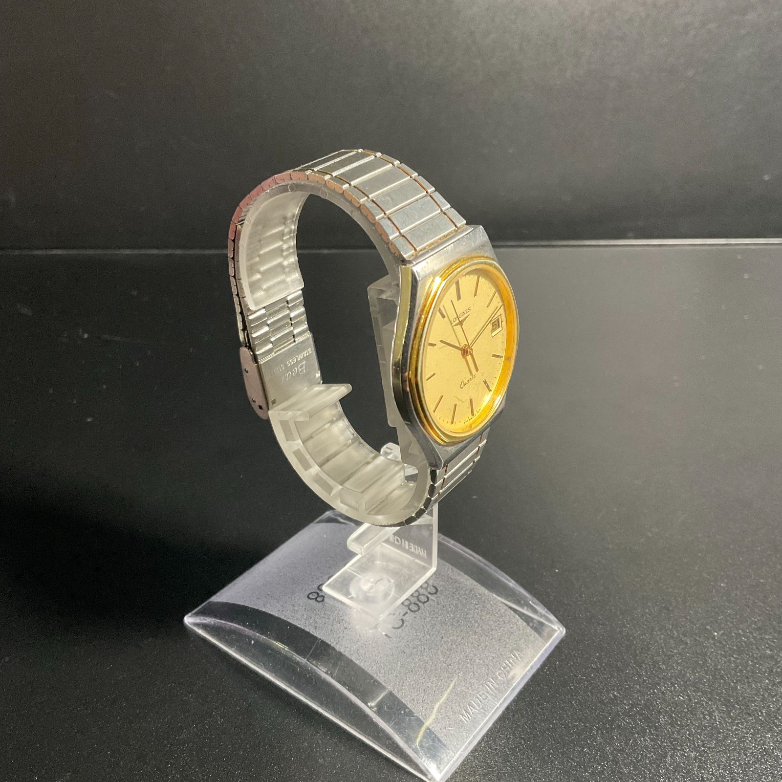 ロンジン 時計 QZ 不動