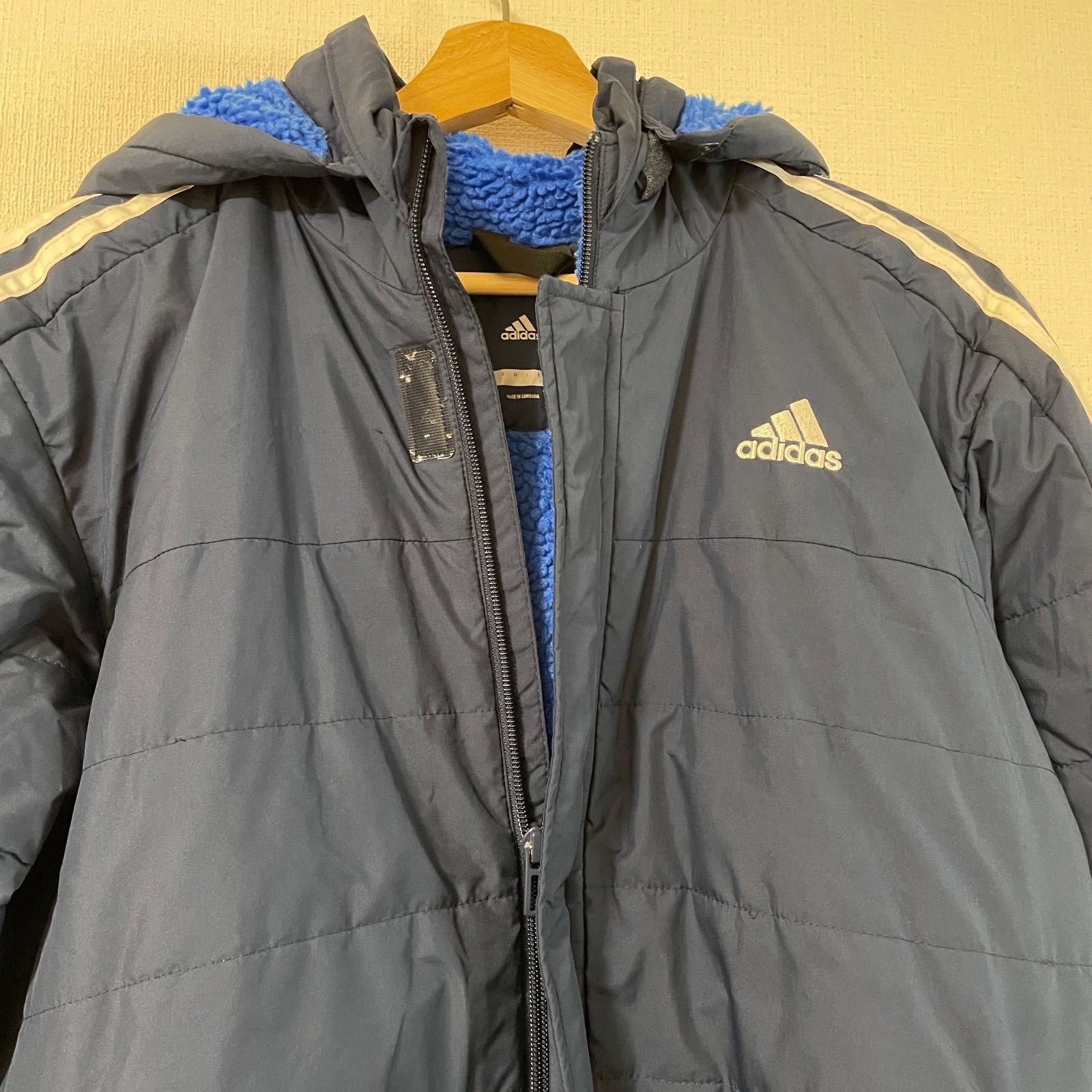 adidas 160 ベンチコート サッカー ジュニア用サッカーベンチコート 