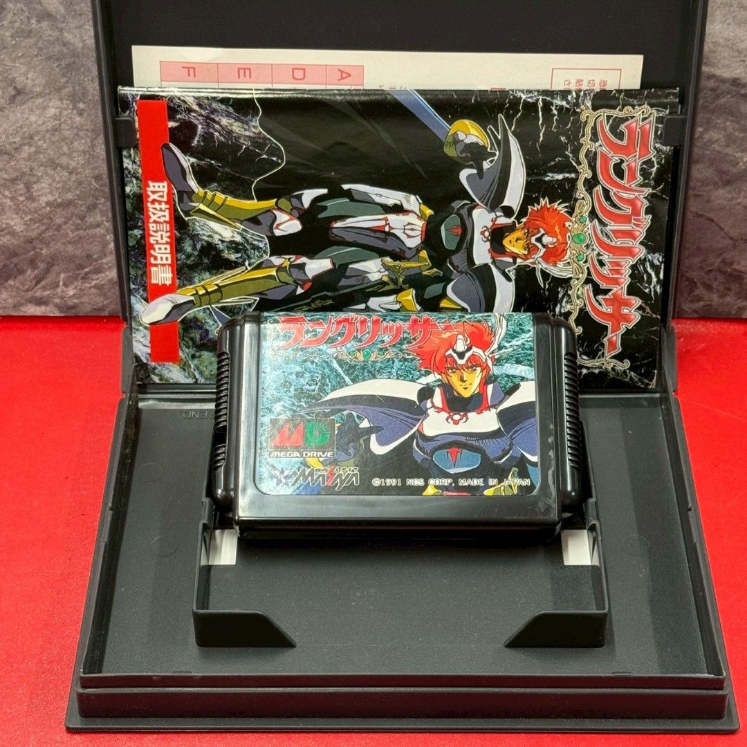 ○ラングリッサー メガドライブソフト 取説付き - メルカリ