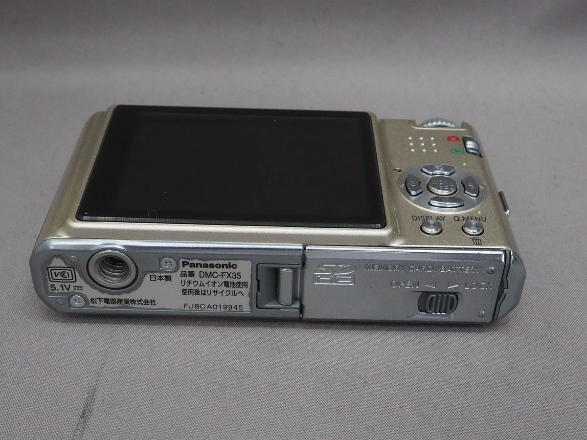 並品 パナソニック LUMIX DMC-FX 35-N グロスゴールド