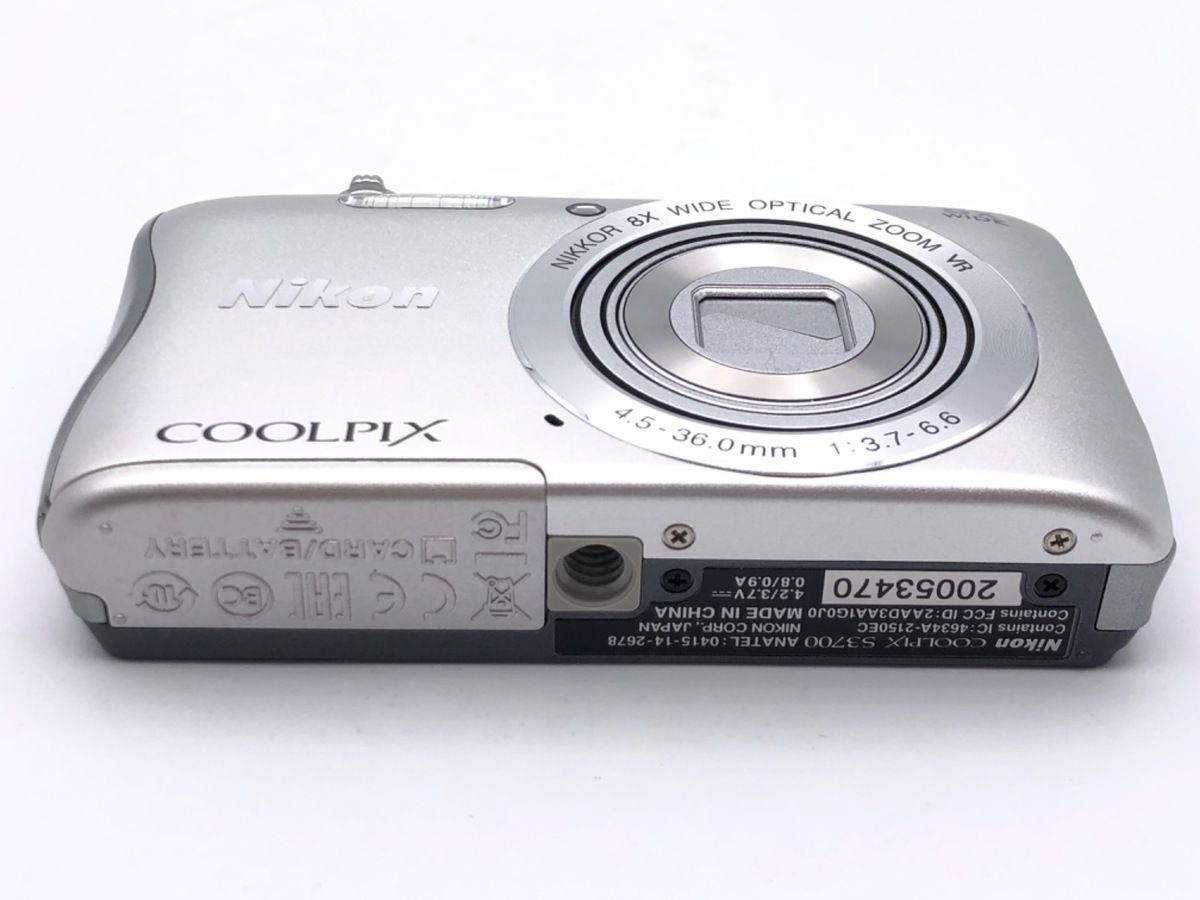  ニコン COOLPIX S 3700 SL シルバー コンパクトデジタルカメラ デジタルカメラ