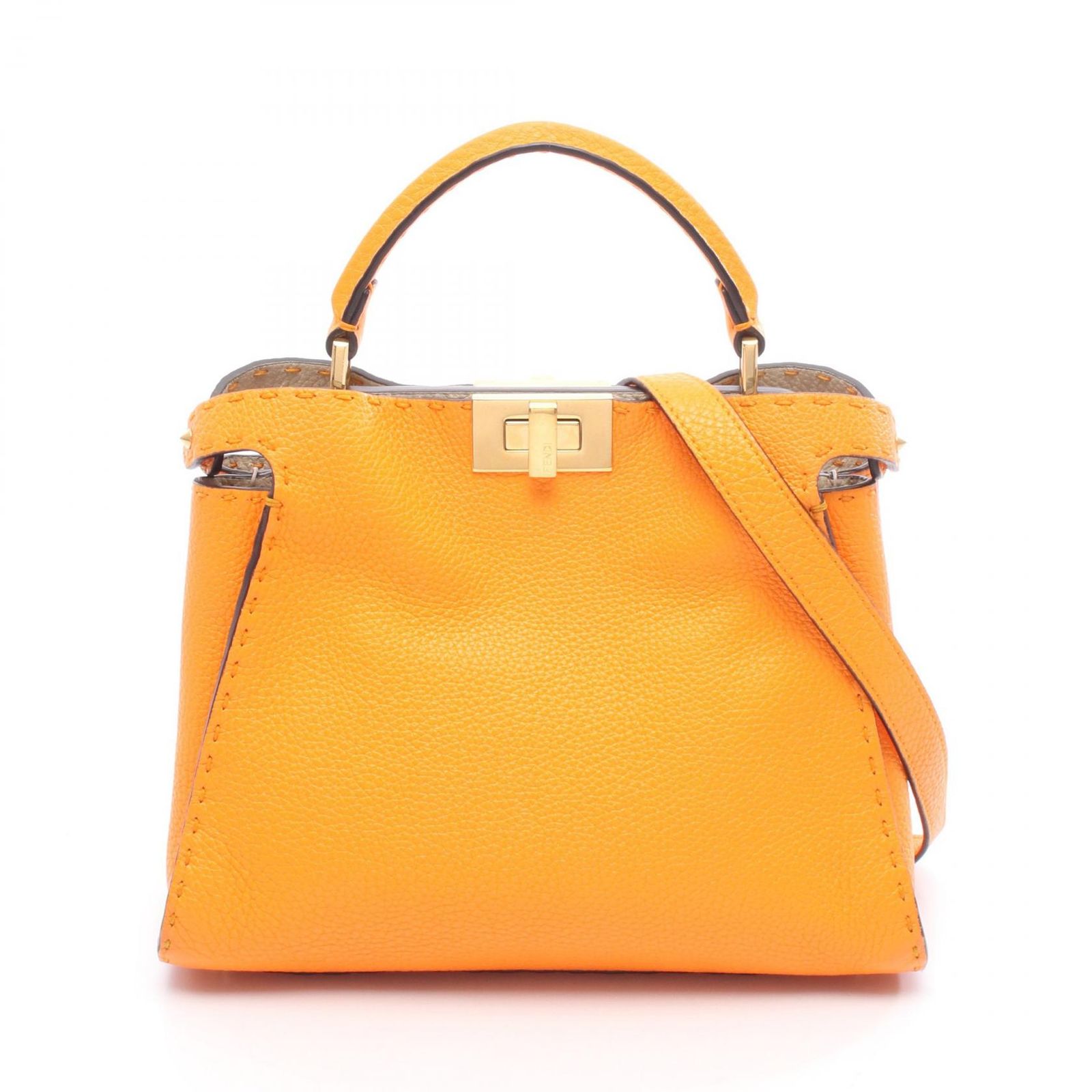 FENDI フェンディ ピーカブー エッセンシャリー セレリア ハンドバッグ