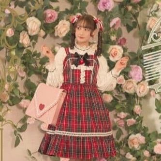 しまむら 愛野えり シャーロットの水曜日 配色レースボリュームベロア