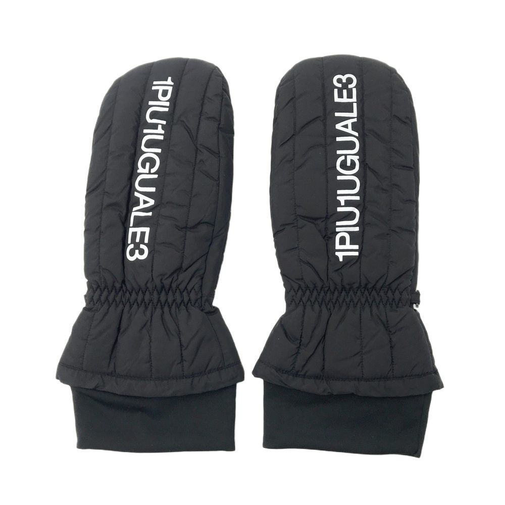 【値下げ中】1PIU1UGUALE3 ブラック ミトン 値下げ中】1PIU1UGUALE3 ブラック ミトン 1PIU1UGUALE3 RELAX(ウノピゥ