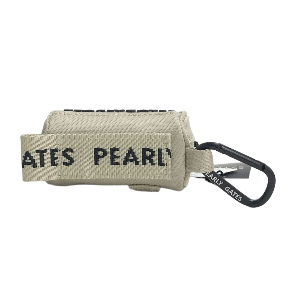 ベージュ パーリーゲイツ ゴルフボールポーチ 新品 未使用 PEARLY