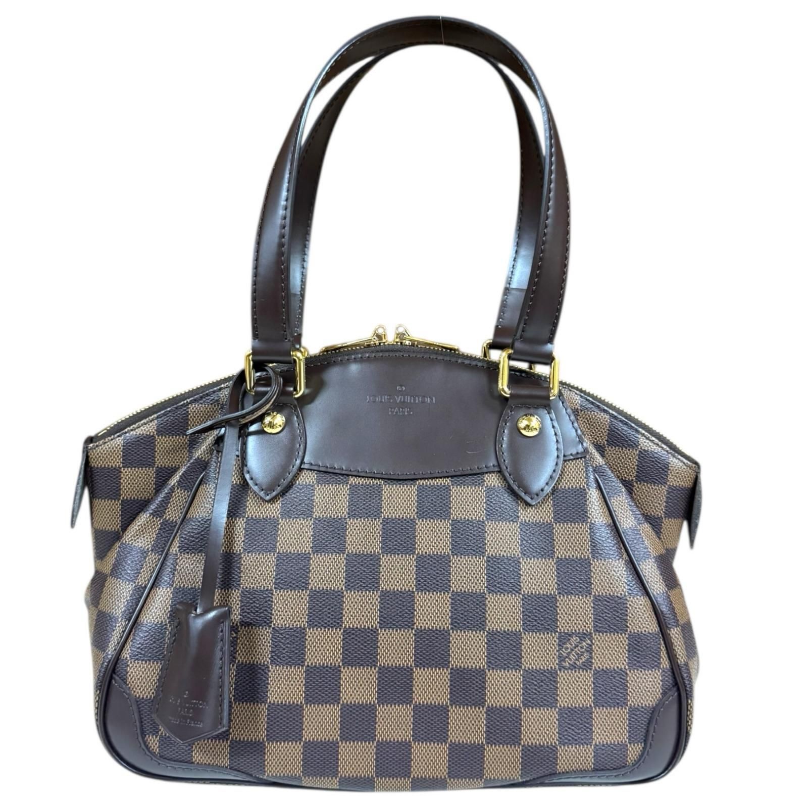ルイヴィトン ヴェローナPM ダミエ ハンドバッグ ダミエキャンバス N 41117 ブラウン レディース LOUIS VUITTON ルイ ヴィトン