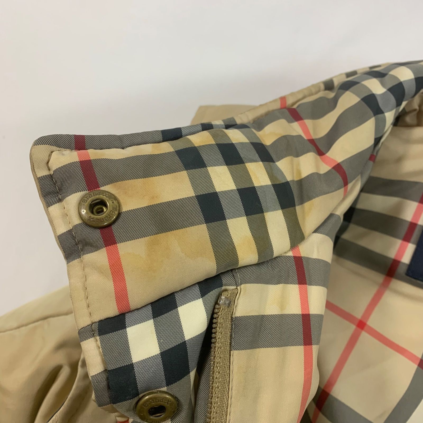 S0107-2-2 BURBERRY バーバリー キルティングベスト ノバチェック