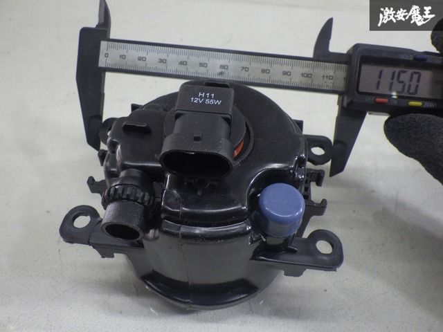 【破損無し！】純正形状 汎用 ハロゲン フォグライト フォグランプ 左右セット 丸型 約90&Phi; ジムニー スペーシア ワゴンR