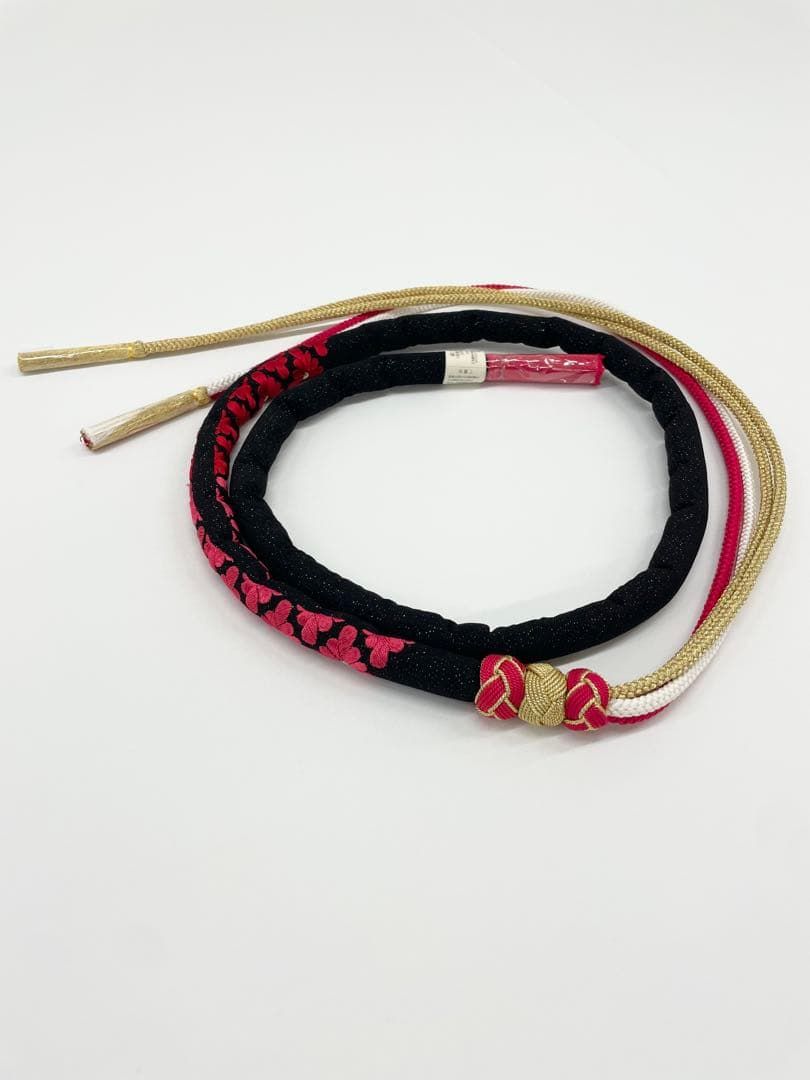 振袖用帯締め 桂由美 IKKO 丸ぐけ 飾り付き 5本おまとめ 正絹 zz