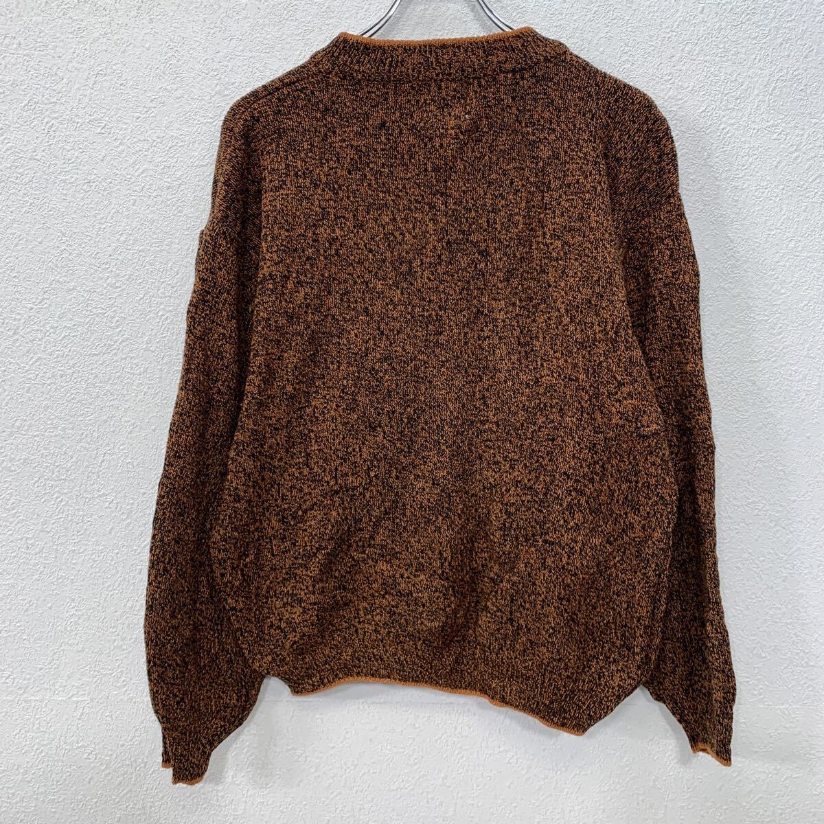 HOTLINE COLLECTION アクリルニット セーター M オレンジ プルオーバー