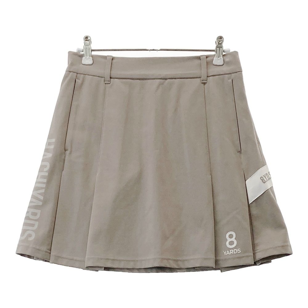 サイズ L 8 YARDS ハチヤーズ スカート ベージュ系 ゴルフウェア レディース ストスト