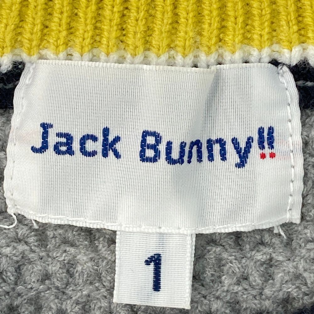 サイズ：1 JACK BUNNY ジャックバニー ニットセーター グレー系