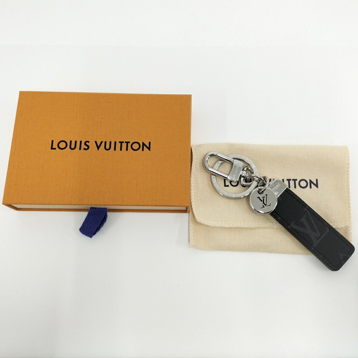 LOUIS VUITTON ネオLVクラブ キーリング モノグラム エクリプス M01527