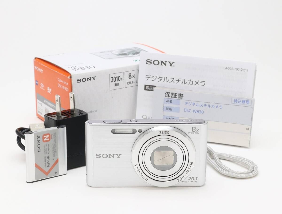 AB SONY ソニー Cyber-shot DSC-W 830 シルバー 初期不良 対応 212-118