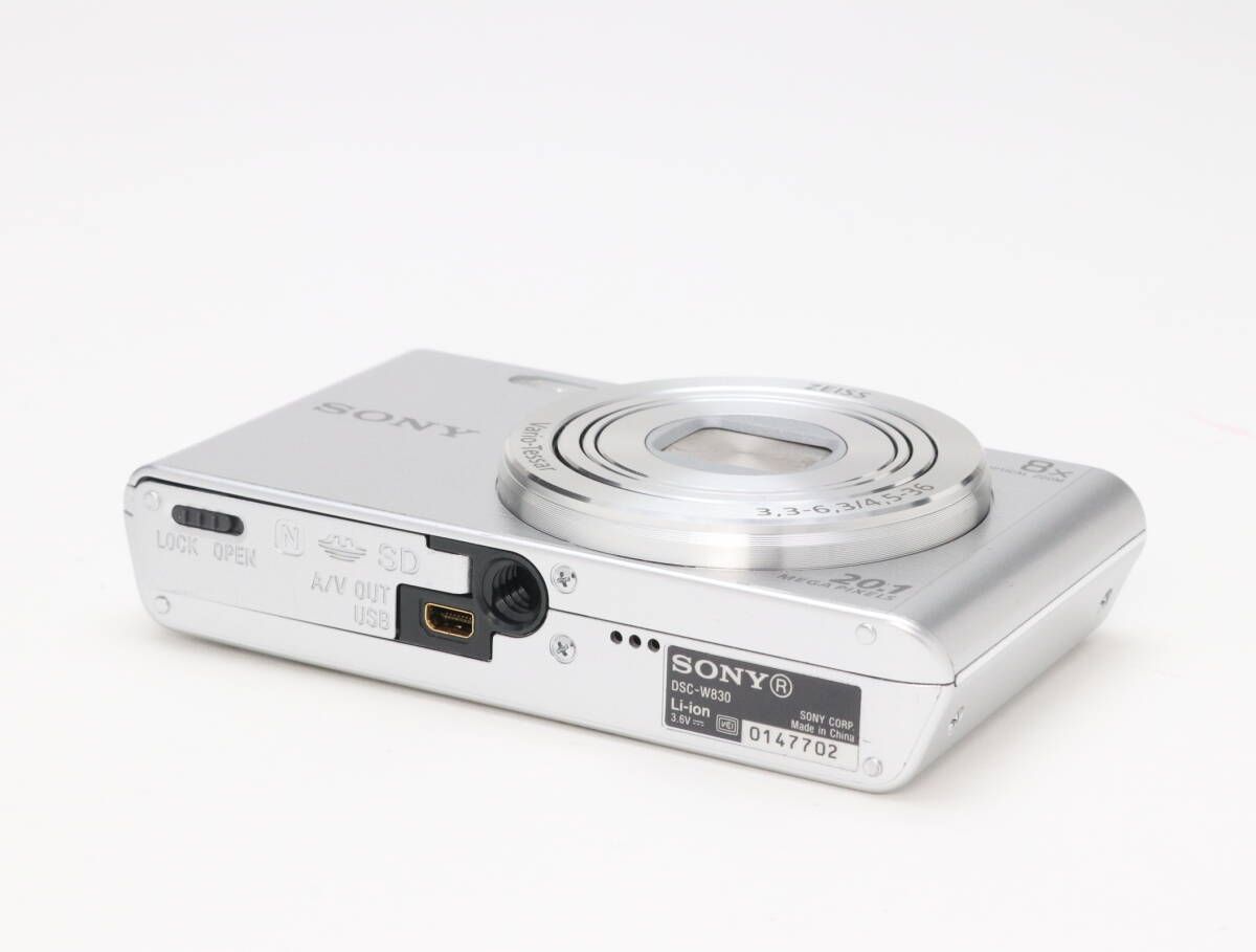  AB SONY ソニー Cyber-shot DSC-W 830 シルバー 初期不良 対応 212-118 コンパクトデジタルカメラ デジタルカメラ