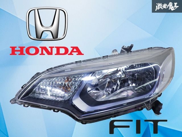 ホンダ フィット GP5 純正 ヘッドライト 左右セット（ハロゲン） 光軸OK！】ホンダ純正 GP5 フィットハイブリッド ハロゲン ヘッド