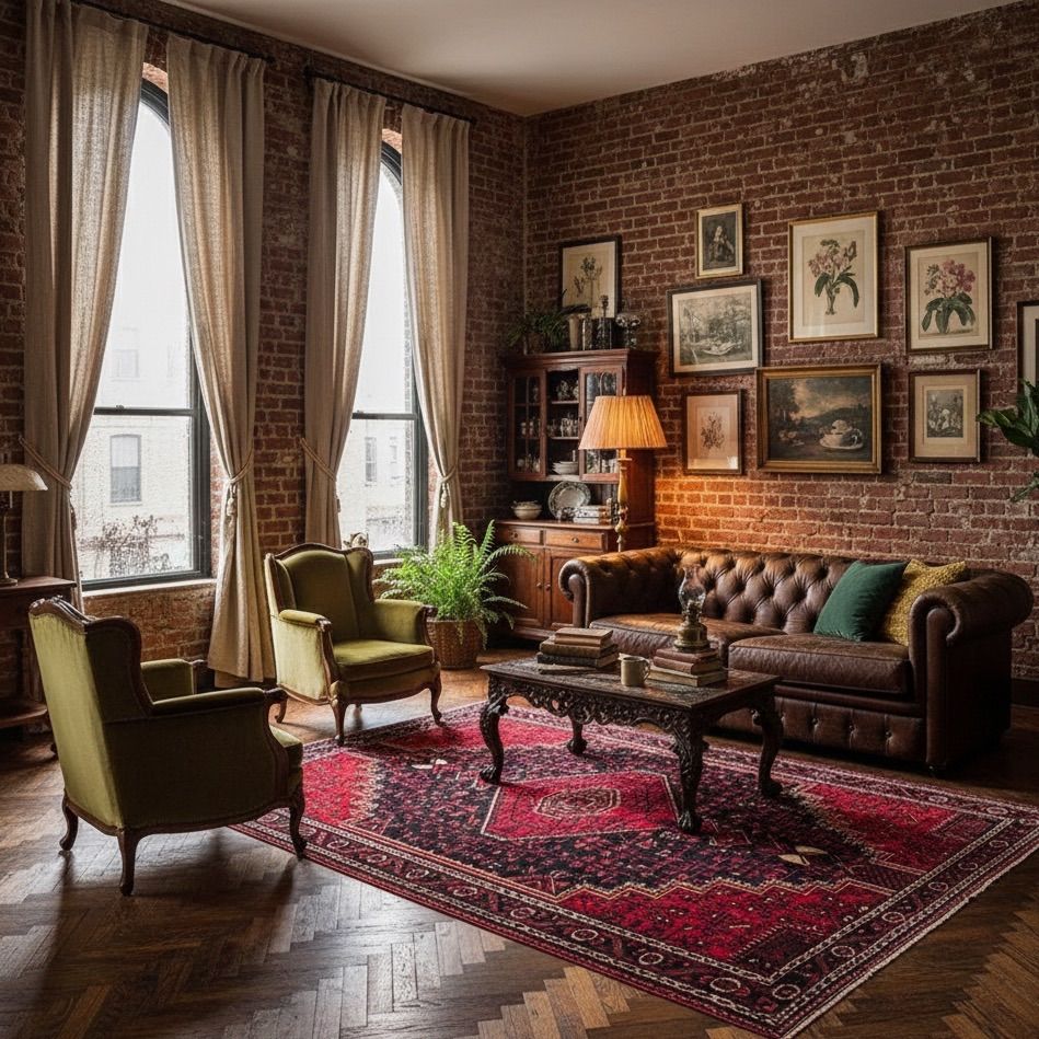 トライバルラグ ハメダン産 手織り ペルシャ絨毯 アンティーク調 ラグ リビングラグ