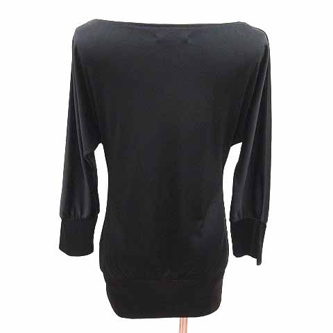 ルスーク Le souk カットソー ドレープ ドルマンスリーブ 七分袖 38 M