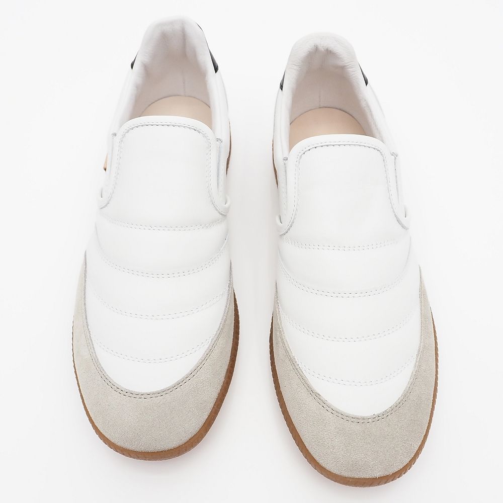 25 SS Hender Scheme Derrida レザースニーカー サイズ 5 ホワイト wt-rs-drd エンダースキーマ メンズ L|I 06183|KEP 23|