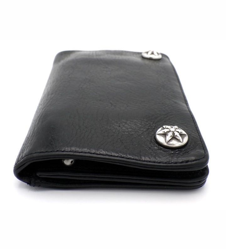 クロムハーツ CHROME HEARTS 【 1ZIP 】 スター ボタン 1ジップ レザー