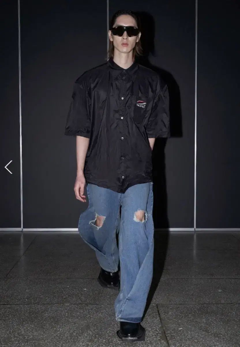 Common Sense Construct VFX ナイロン シャツ ブラック