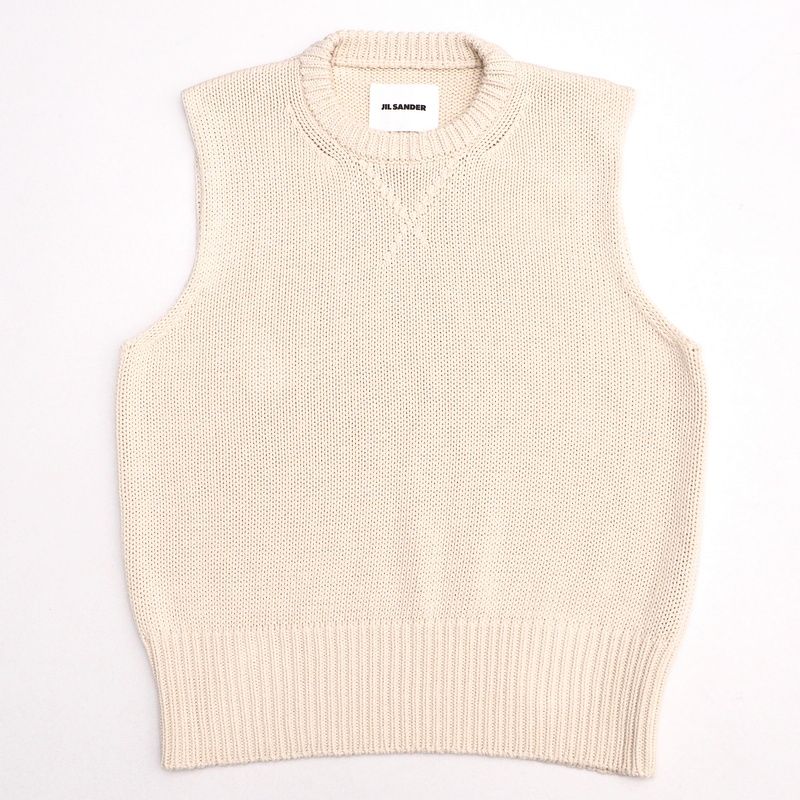 □美品□2022年製□JIL SANDER ジルサンダー ベスト サイズ50 ニット