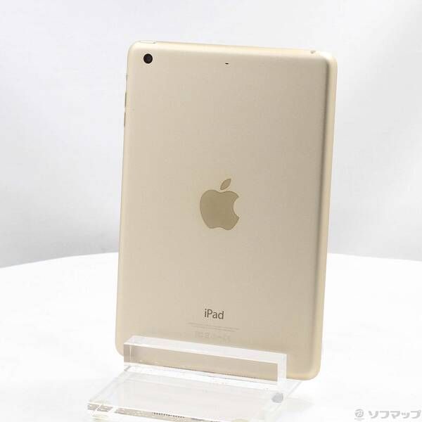 品〕 iPad mini 3 128GB 節約 ゴールド MGYK2J／A Wi-Fi【262】