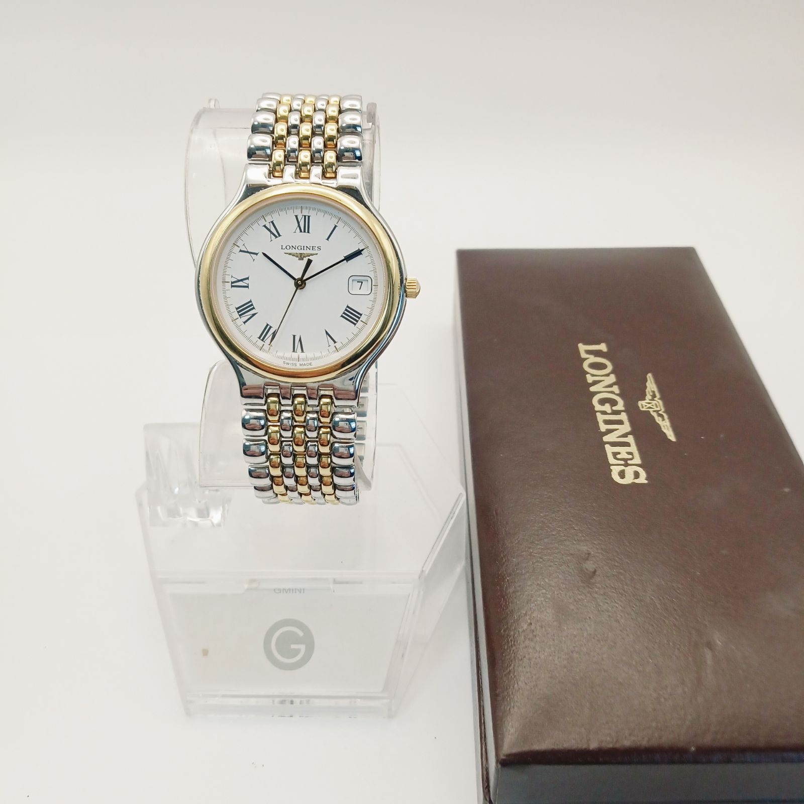 稼働 0107-6 Flagship ロンジン フラッグシップ L 5 631 3 メンズ腕時計 クォーツ き