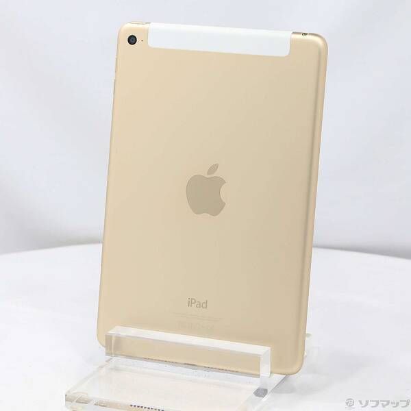 中古品〕 iPad mini 4 128GB ゴールド MK782J／A SIMフリー【349