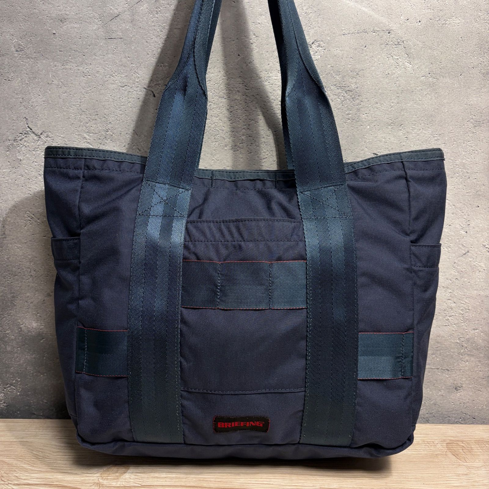 BRIEFING ブリーフィング トートバッグ ネイビー 大容量 ミリタリー ナイロン 通勤 通学