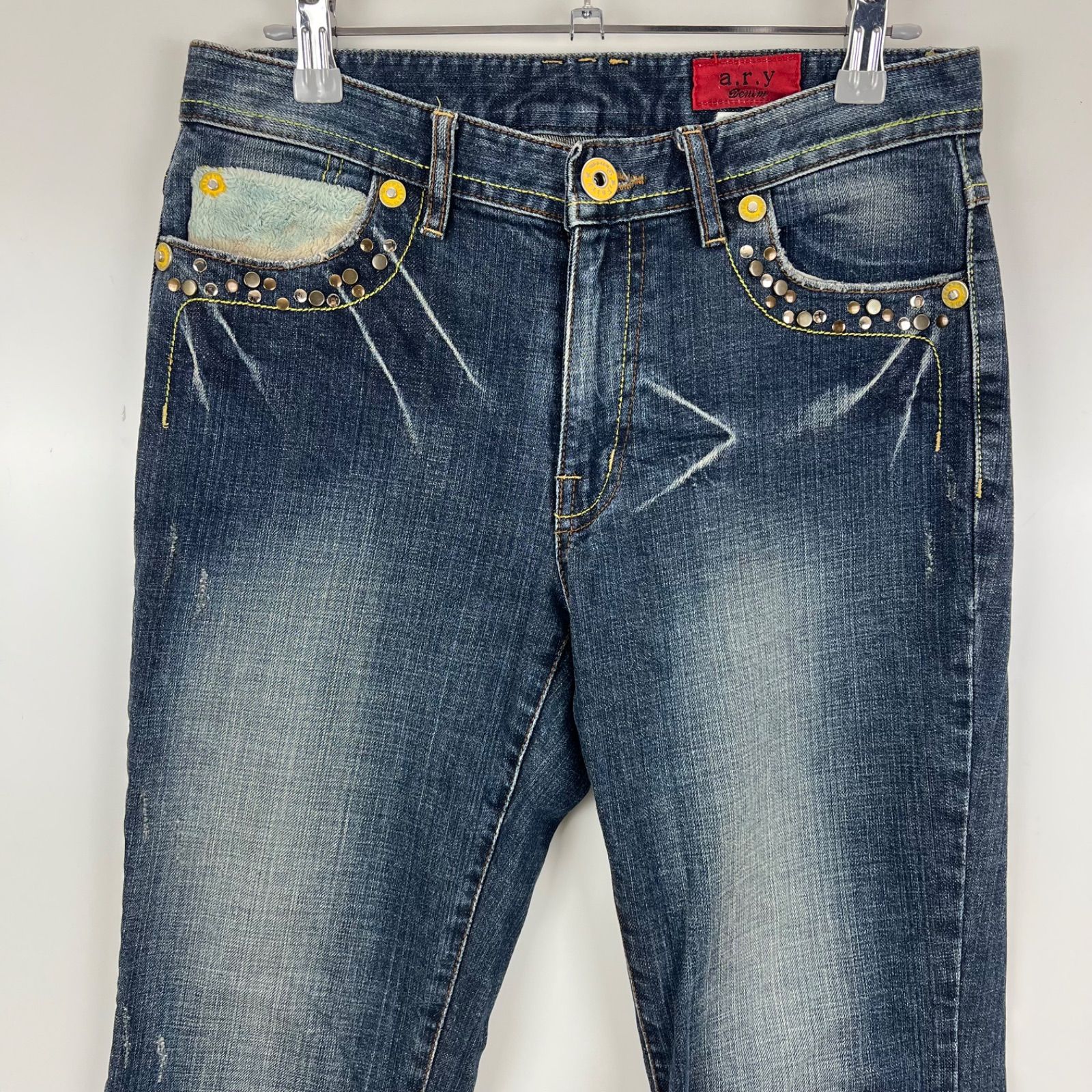 a.r.y denim 00s y2k archive Fairy flare denim pants M フェアリー