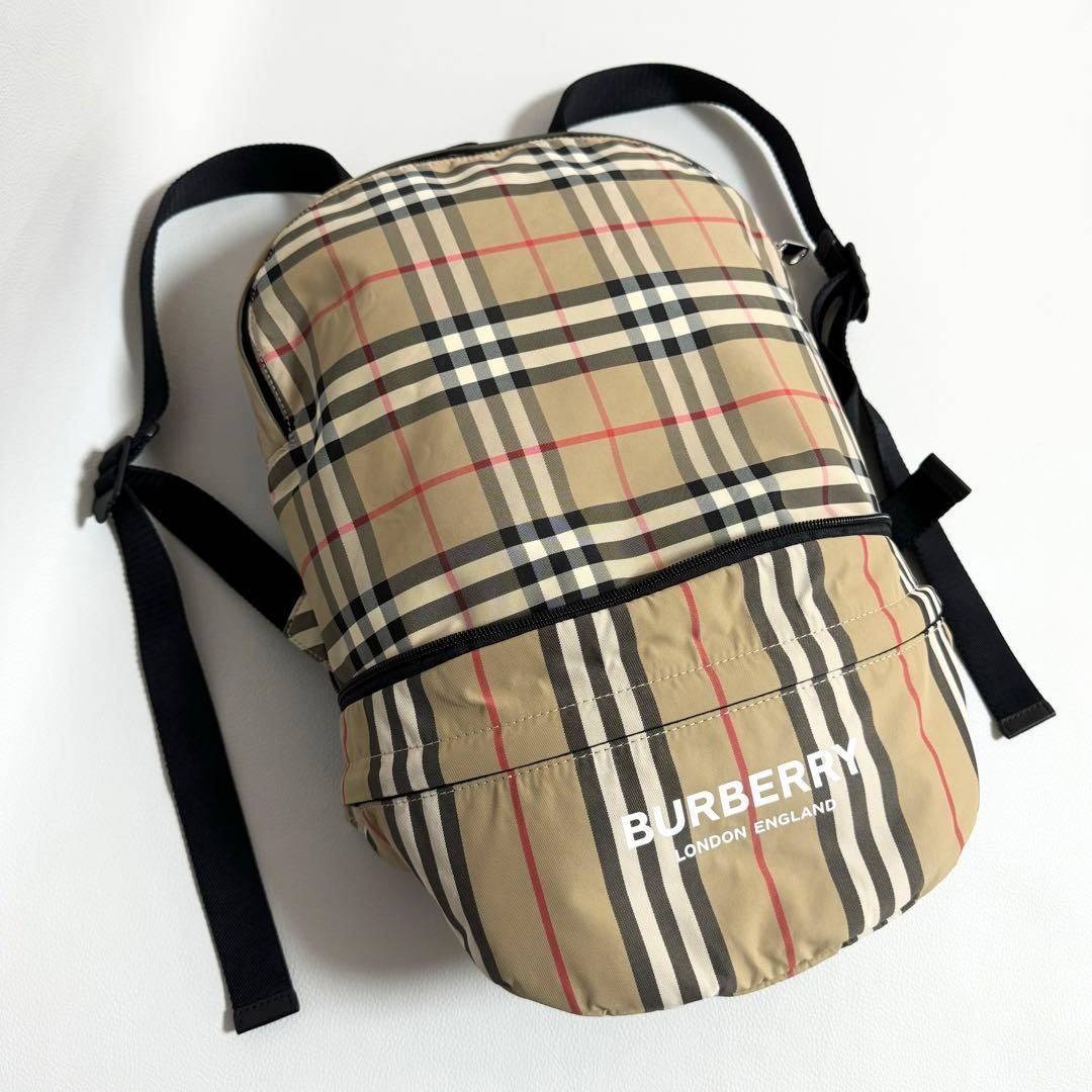 BURBERRY | ノバチェック バックパック ボディバッグ ベージュ ロゴ