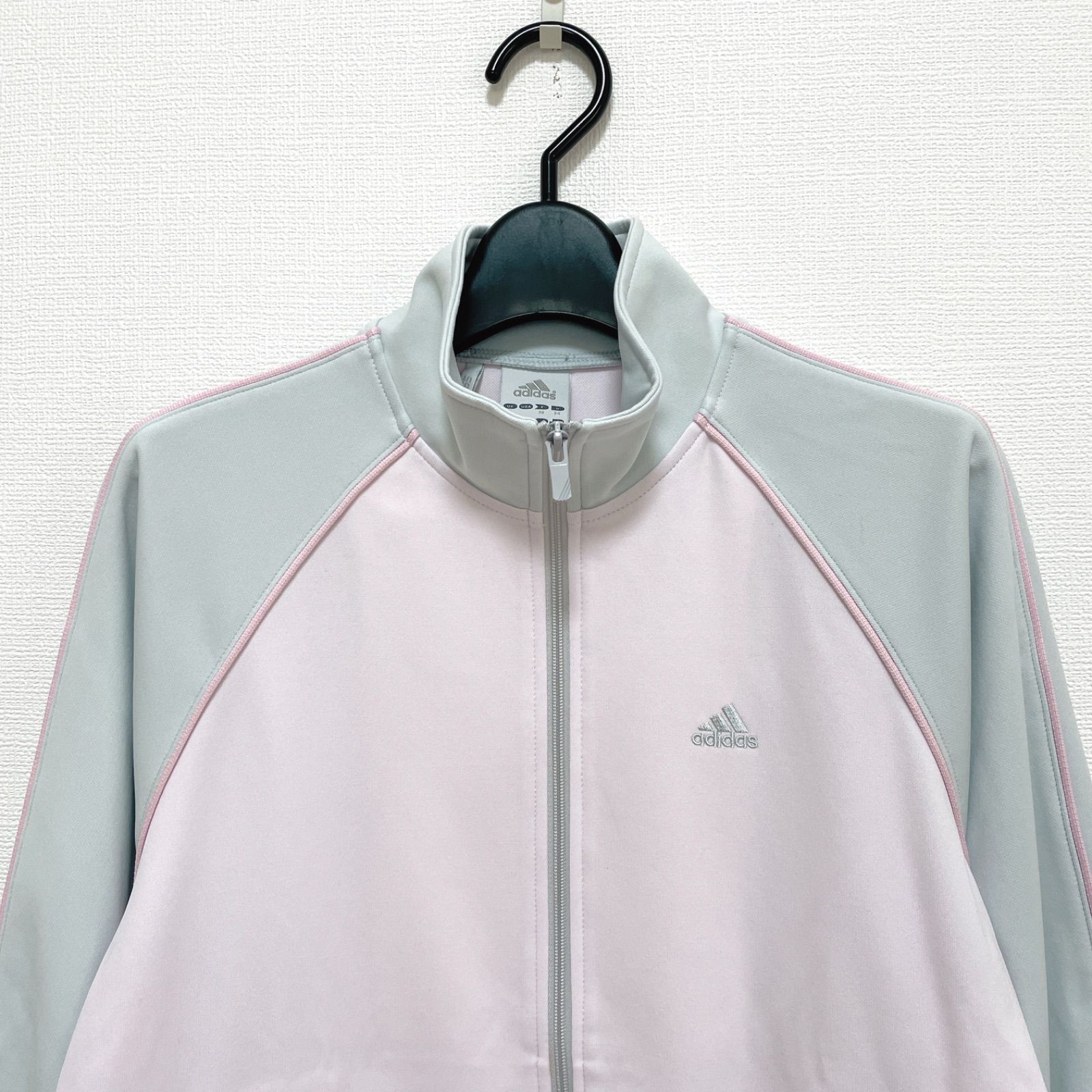 adidas アディダス トラックジャケット ジャージ ロゴ 刺繍 長袖 