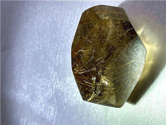 AAA級天然ゴールドルチルクォーツ六角柱YTB82P2/221P03A AAA級天然ゴールドルチルクォーツ六角柱YTB82P2/221P03A AAA級天然