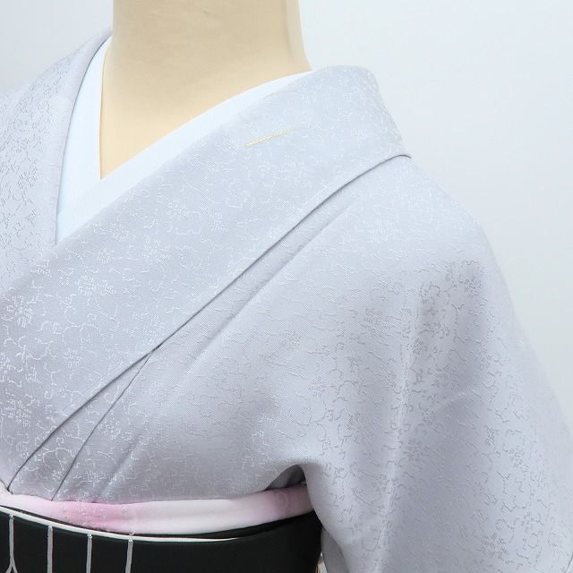 百華❀Y4331◇友禅作家 藤井嵐晴落款 源氏香 手縫い仕立て 正絹 小紋