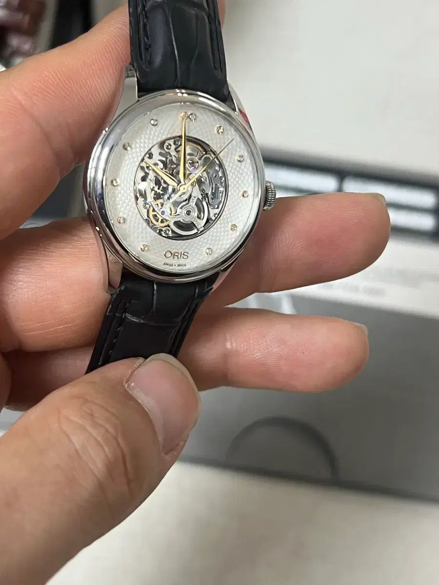  ORIS アトリエ ダイア 33mm フルセット 長袖シャツ 自動巻き時計 腕時計(アナログ)