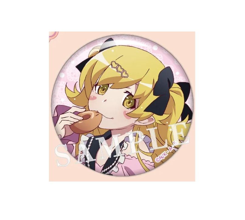 【希少品】　忍野忍　八変化　缶バッジ 忍野忍 缶バッジ くじコレ 〈物語〉シリーズ Sweet＆girly Style D賞 D