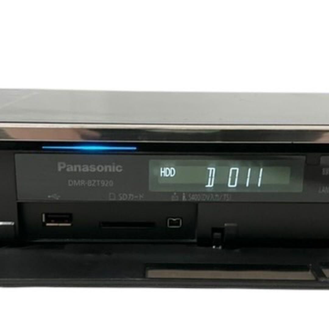 パナソニック ディーガ 3番組同時録画 2 TB ブルーレイレコーダー DMR BZT 920 K ブラック Panasonic DIGA 3チューナー Blu ray